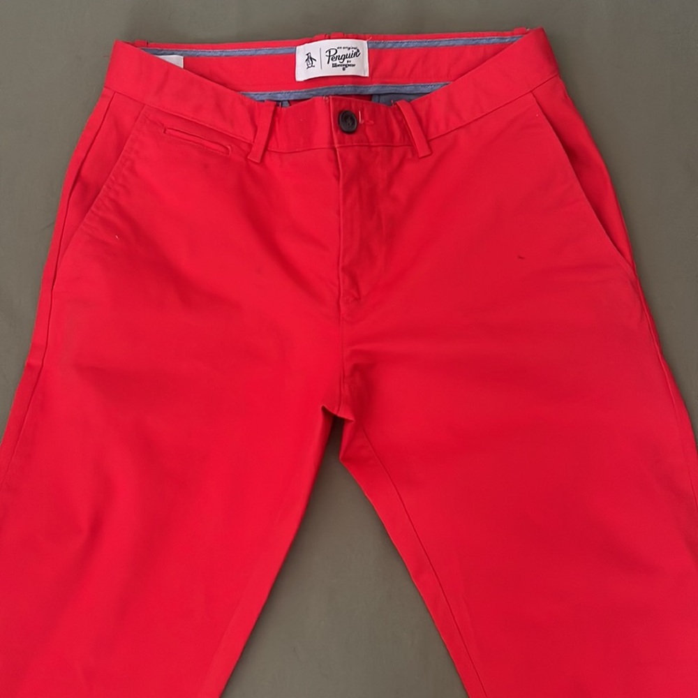 Original PENGUIN by Musingwear. SLIM  red color size 29” JEANS